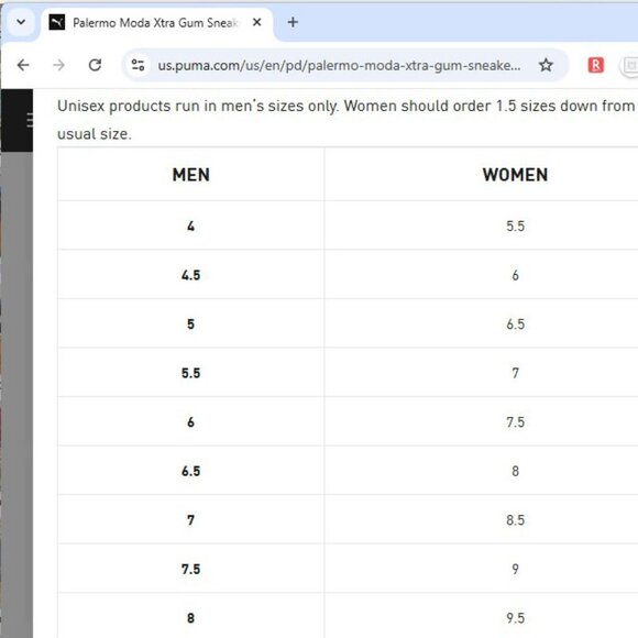 NEW Puma Palermo Sneakers - NIB - Picture 8 of 9